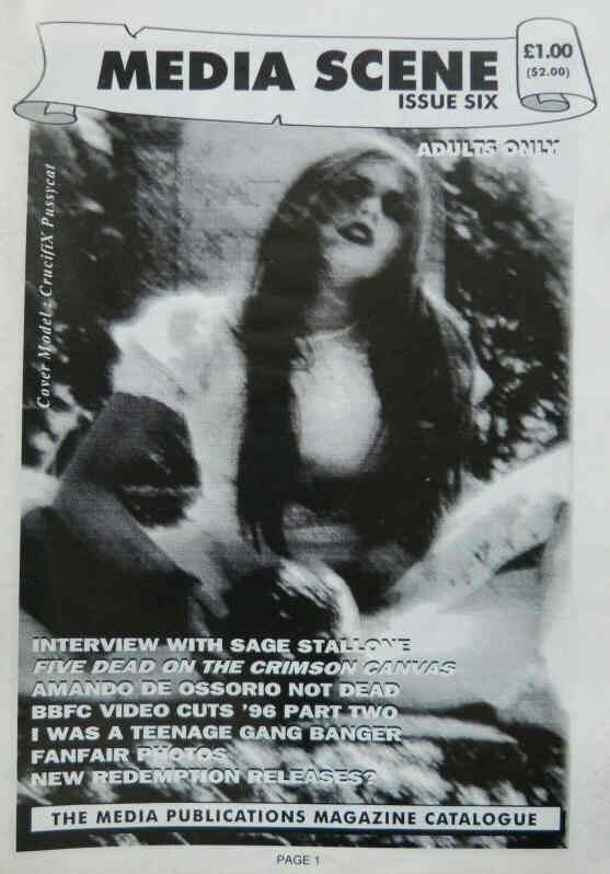 MEDIA SCENE magazine side cover Issue 6   