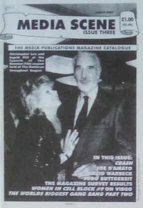 MEDIA SCENE magazine side cover Issue 3   1996