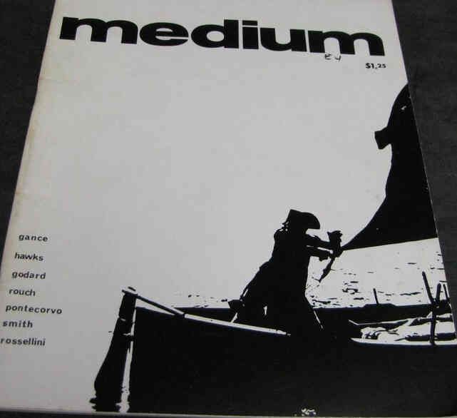 MEDIUM (USA) magazine side cover Vol 1 # 2 - Winter 1967