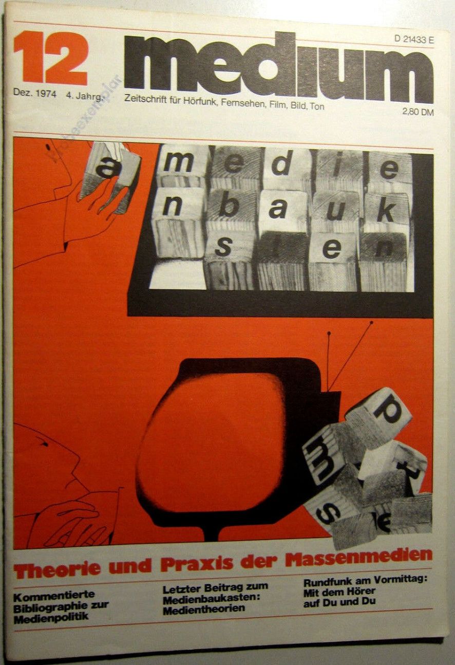 MEDIUM (DE) magazine side cover Issue 12  December 1974