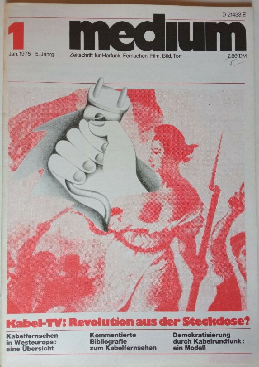 MEDIUM (DE) magazine side cover Issue 1  January 1975