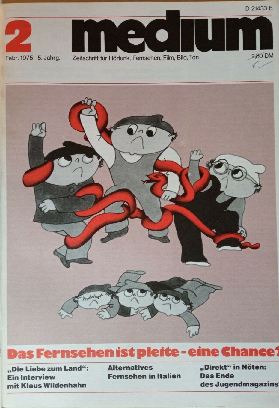 MEDIUM (DE) magazine side cover Issue 2  February 1975