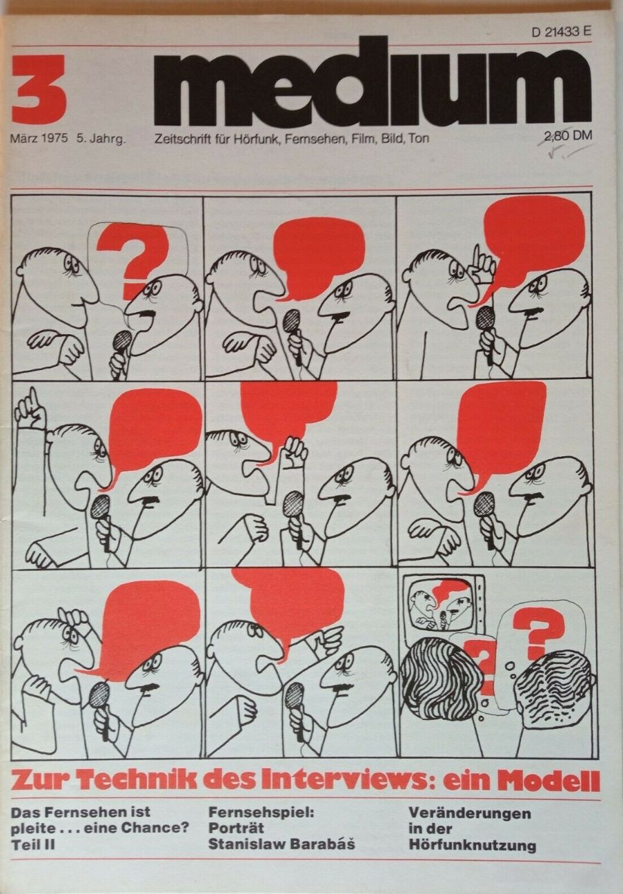 MEDIUM (DE) magazine side cover Issue 3  March 1975