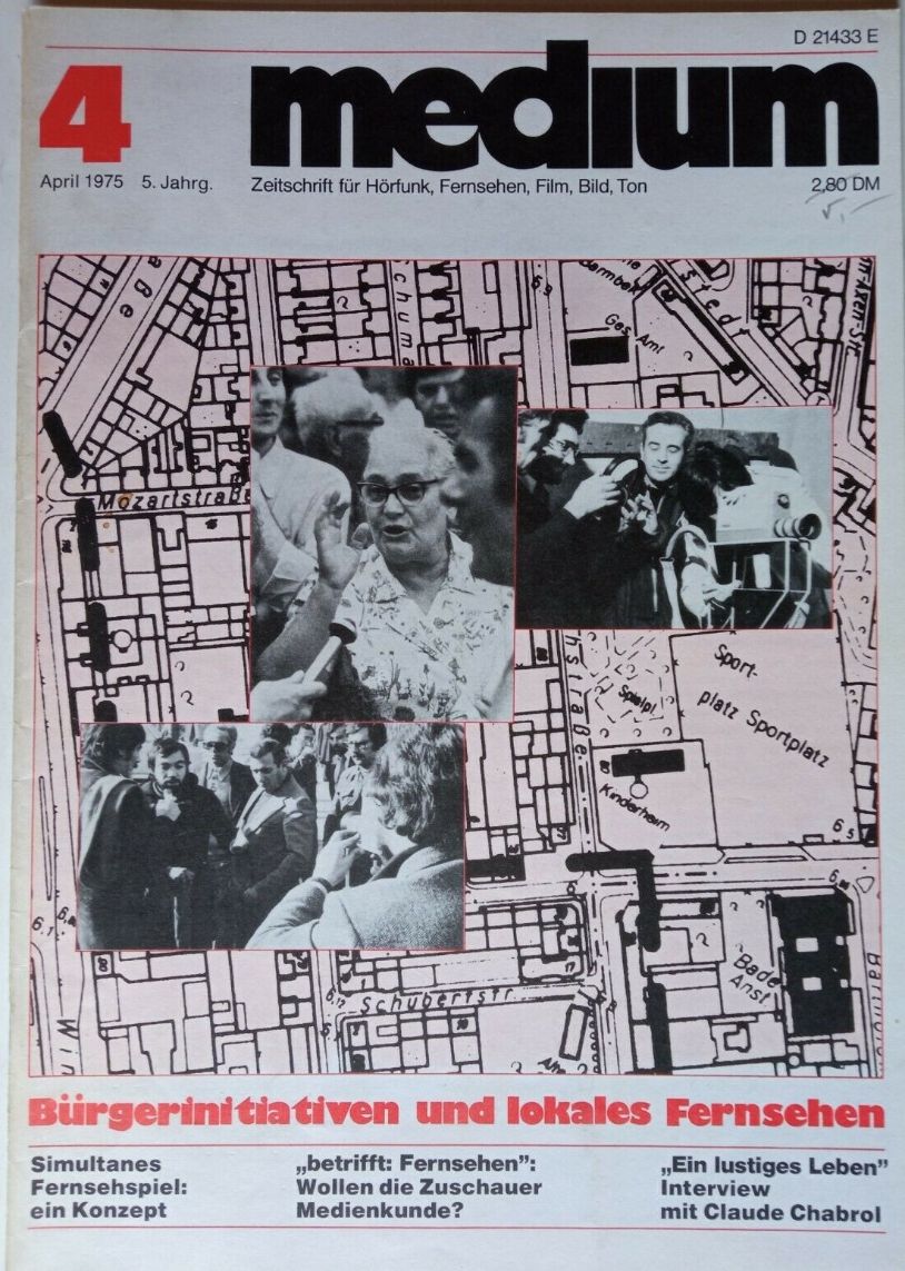 MEDIUM (DE) magazine side cover Issue 4  April 1975
