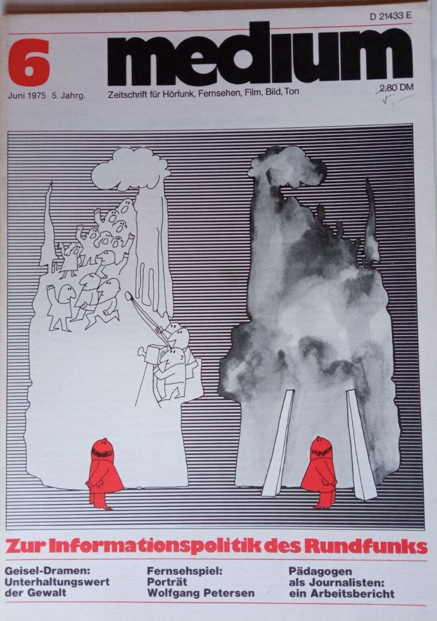 MEDIUM (DE) magazine side cover Issue 6  June 1975