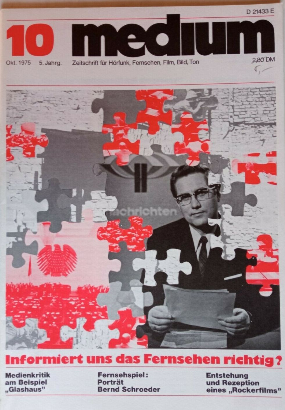 MEDIUM (DE) magazine side cover Issue 10  October 1975