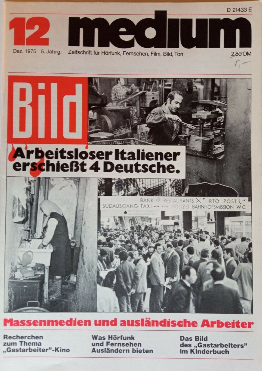 MEDIUM (DE) magazine side cover Issue 12  December 1975