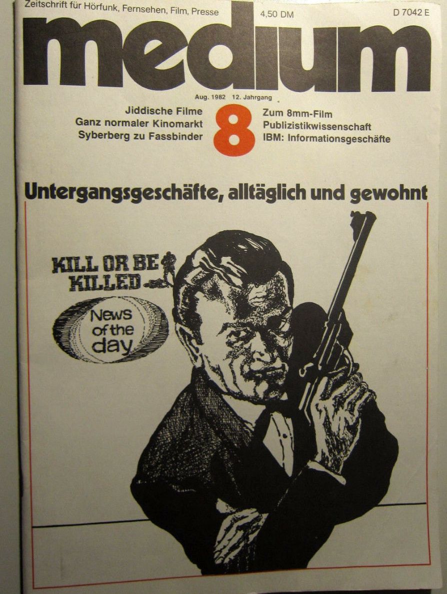 MEDIUM (DE) magazine side cover Issue 8  August 1982