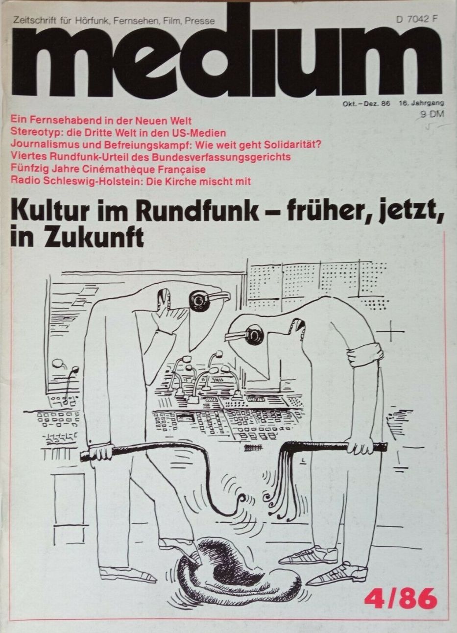 MEDIUM (DE) magazine side cover Issue 4  October/December 1986
