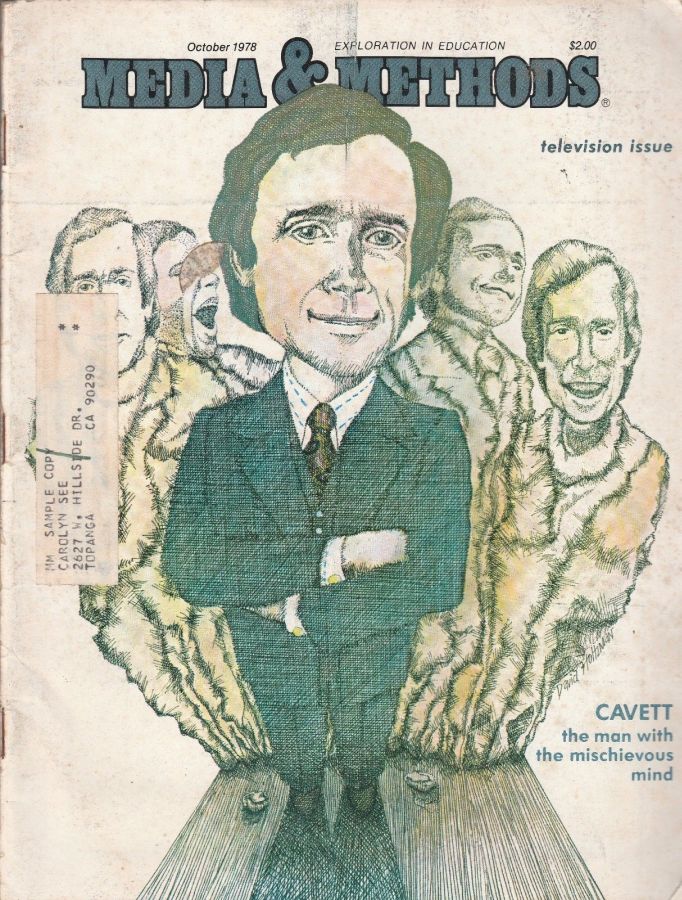 MEDIA AND METHODS magazine side cover  October 1978