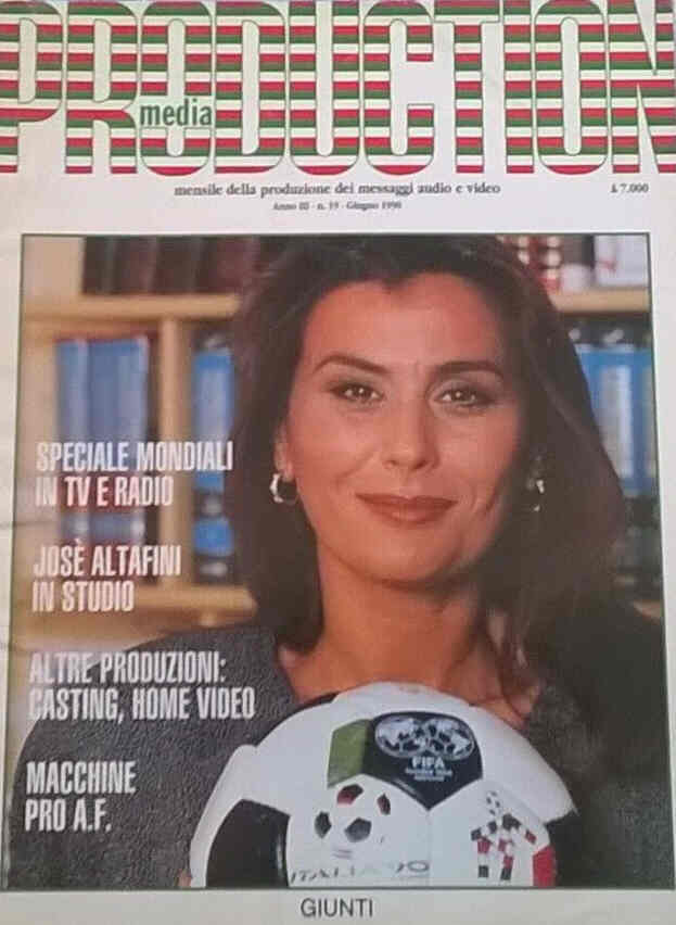 MEDIA PRODUCTION magazine side cover Issue 19  June 1990