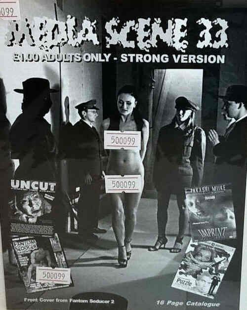 MEDIA SCENE magazine side cover Issue 33   2005