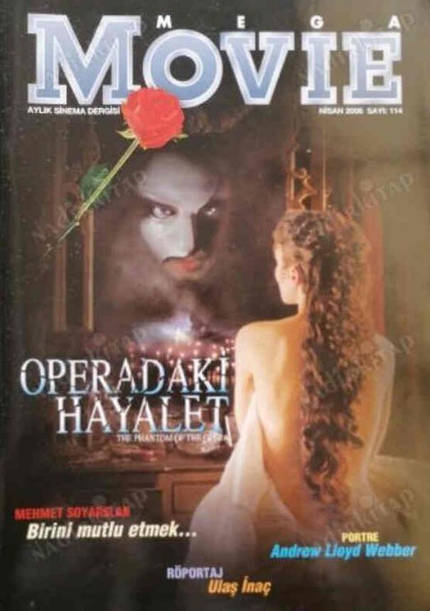 MEGA MOVIE magazine side cover Issue 154  April 2006