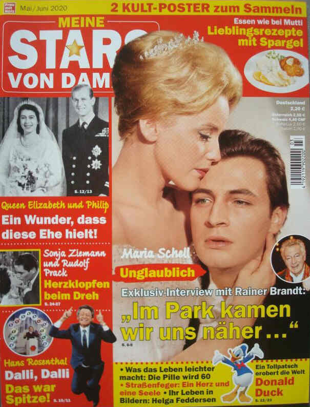 MEINE STARS VON DAMALS magazine side cover  May/June 2020