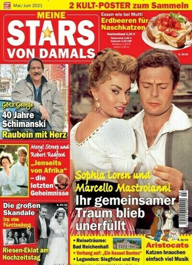 MEINE STARS VON DAMALS magazine side cover  May/June 2021