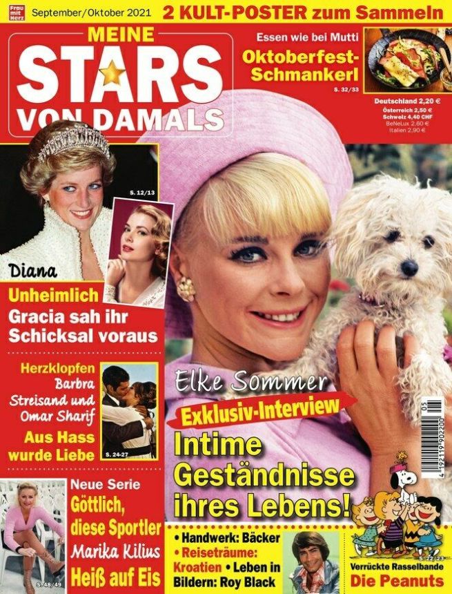 MEINE STARS VON DAMALS magazine side cover  September/October 2021