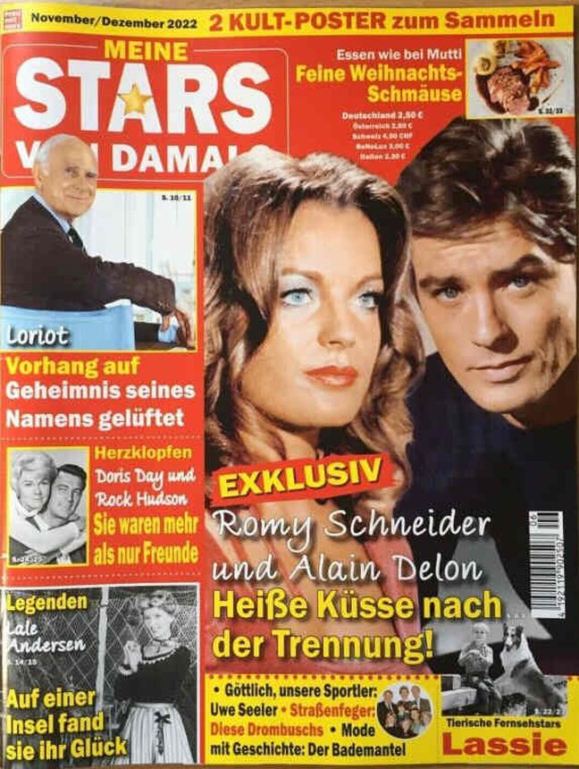 MEINE STARS VON DAMALS magazine side cover  November/December 2022