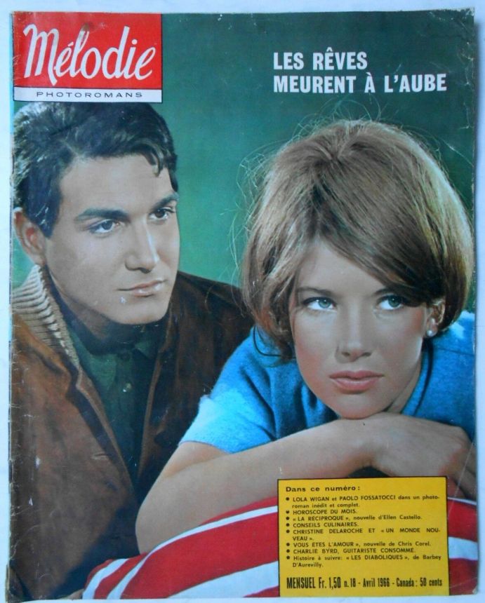 MELODIE magazine side cover Issue 18  April 1966