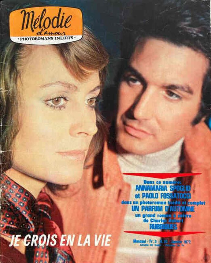 MELODIE magazine side cover Issue 85  January 1972