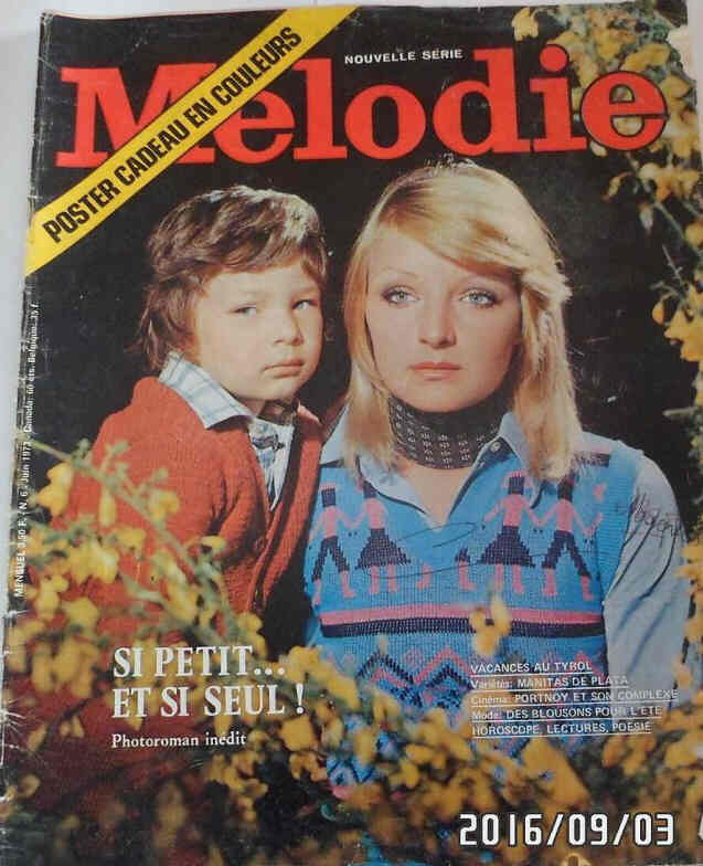 MELODIE magazine side cover  June 1973