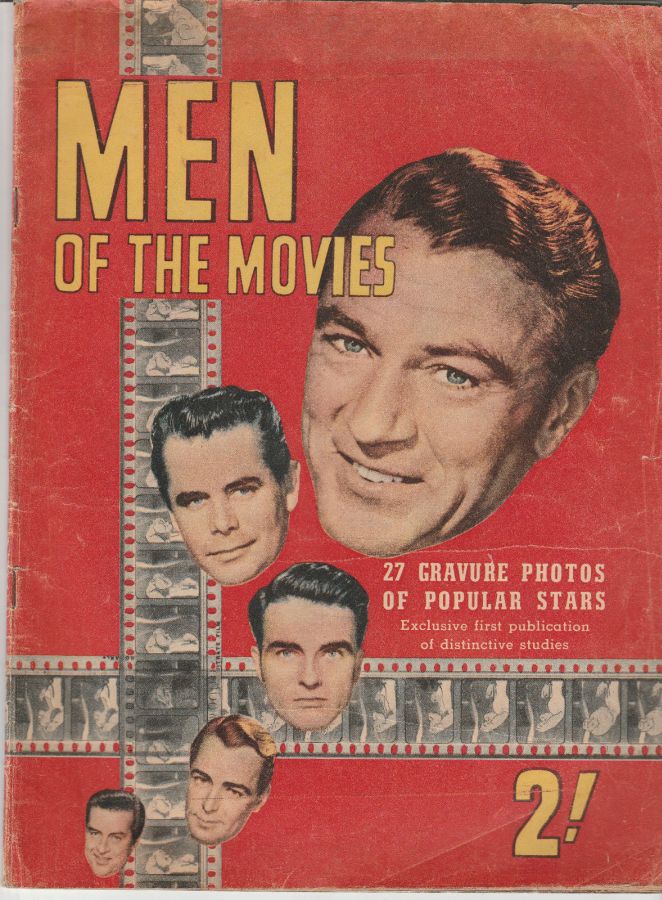 MEN OF THE MOVIES magazine side cover   