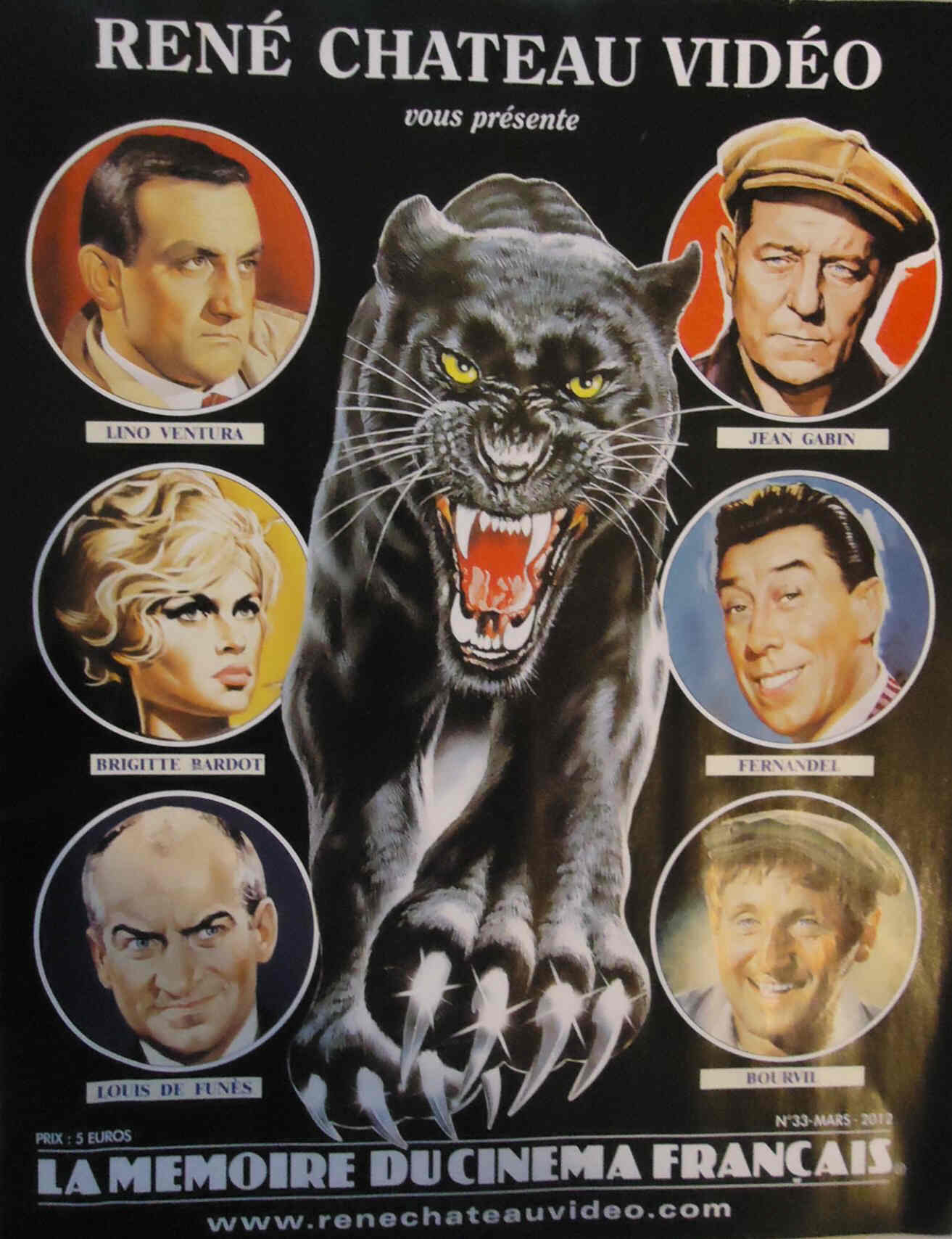 MEMOIRE DU CINEMA | LA magazine side cover Issue 33 March 2012