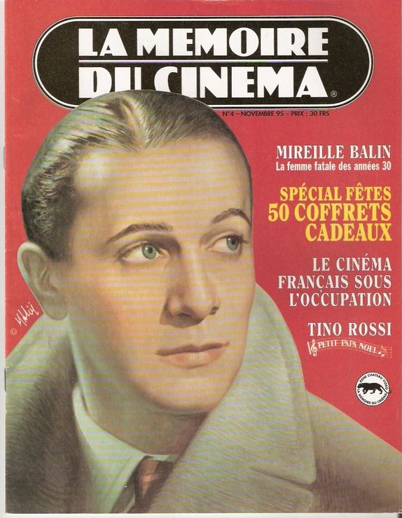 MEMOIRE DU CINEMA | LA magazine side cover Issue 4 November 1995
