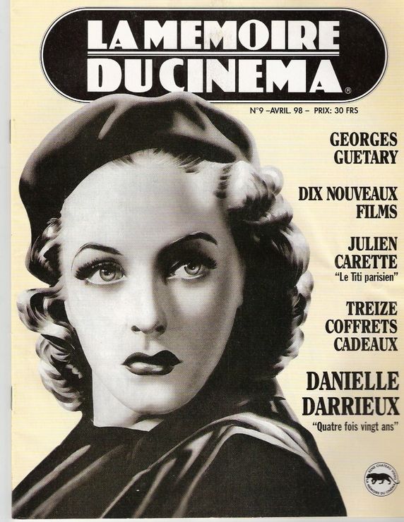 MEMOIRE DU CINEMA | LA magazine side cover Issue 9 April 1998