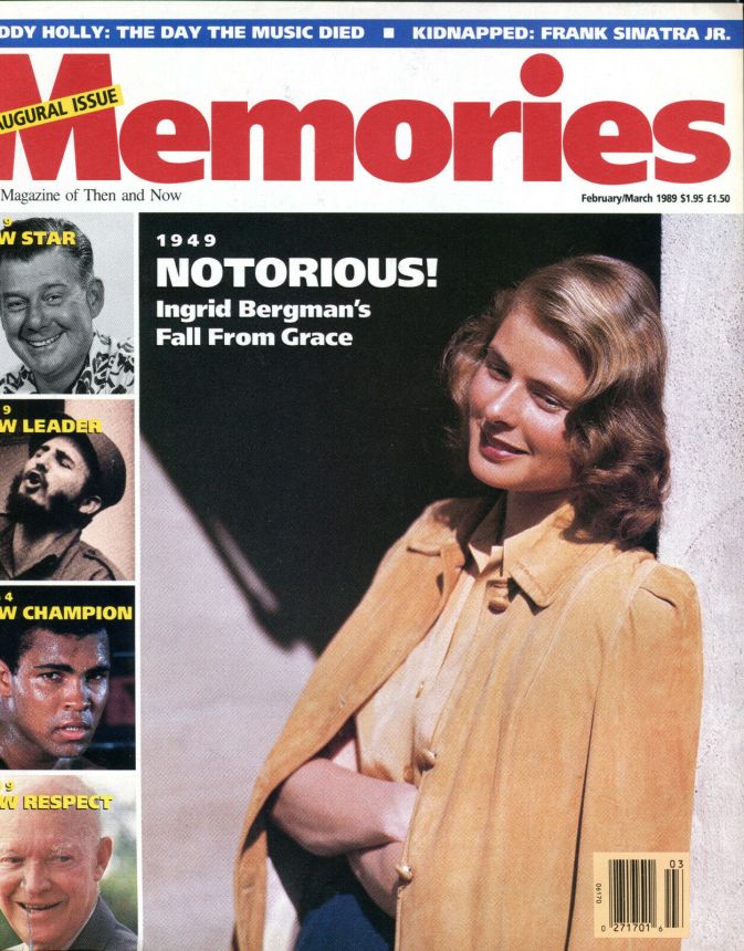 MEMORIES magazine side cover February/March 1989