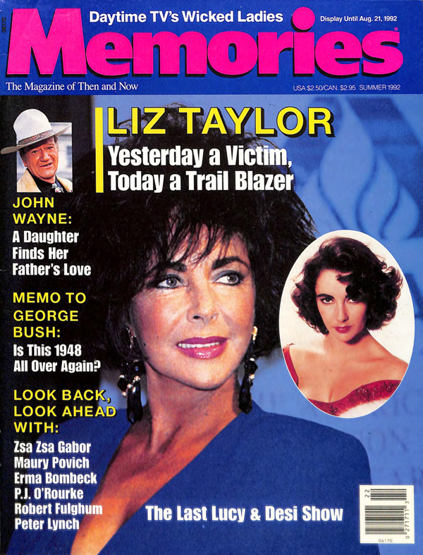 MEMORIES magazine side cover Summer 1992