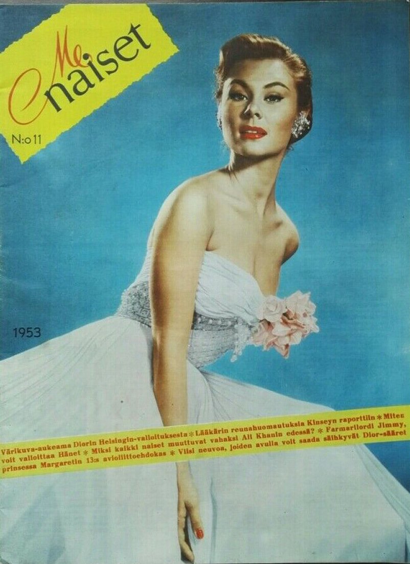 ME NAISET magazine side cover Issue 11   1953