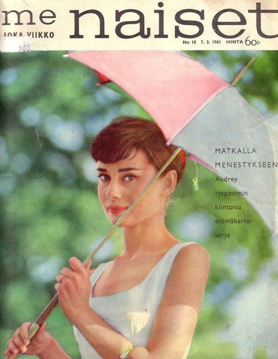 ME NAISET magazine side cover Issue 10 7 March 1961