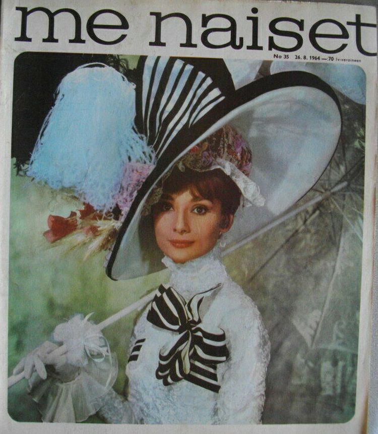 ME NAISET magazine side cover Issue 35 26 August 1964