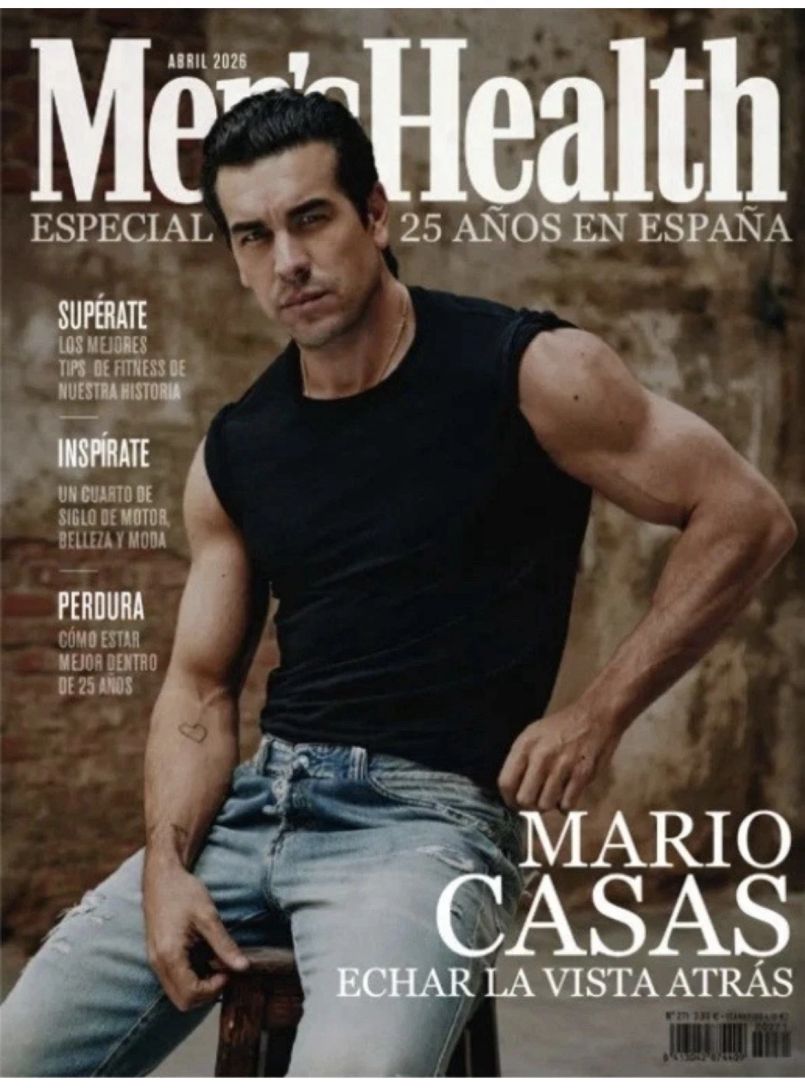 MENS HEALTH (SPAIN) magazine side cover  April 2026