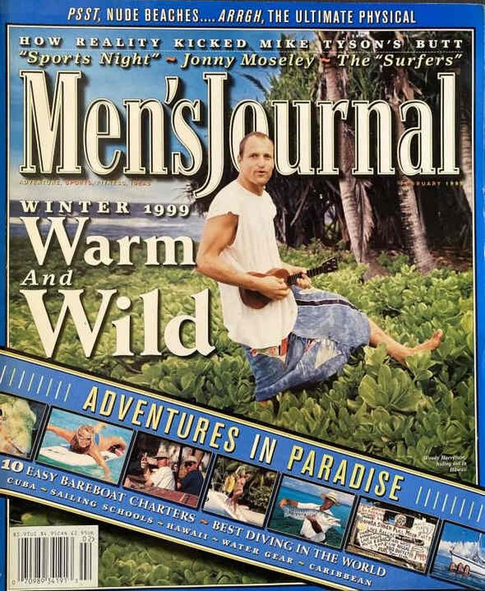 MENS JOURNAL USA magazine side cover Winter 1999