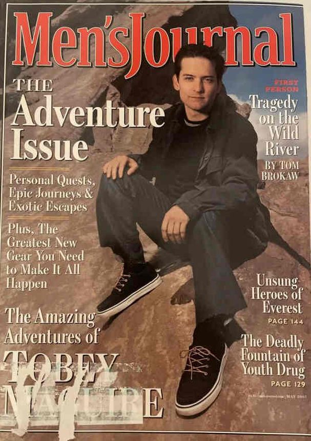 MENS JOURNAL USA magazine side cover  May 2007