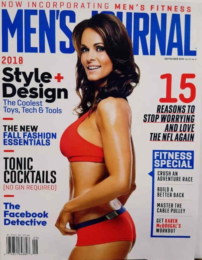 MENS JOURNAL USA magazine side cover  September 2018