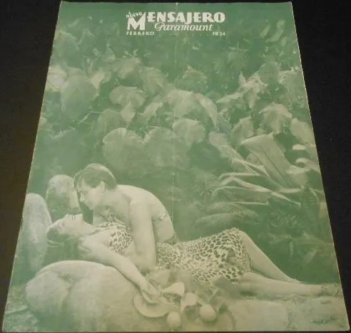 MENSAJERO PARAMOUNT magazine side cover  February 1934