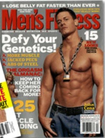 MENS FITNESS magazine side cover  April 2005
