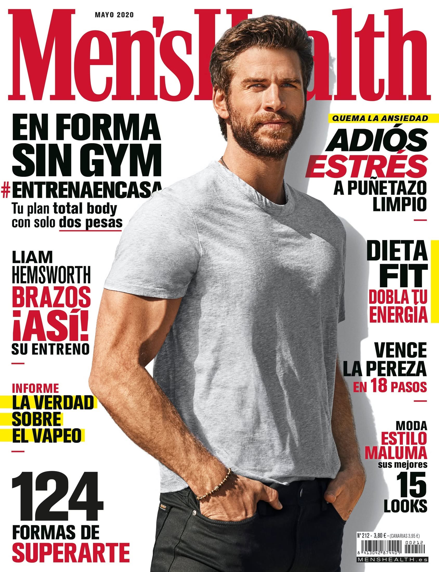 MENS HEALTH (SPAIN) magazine side cover  May 2020