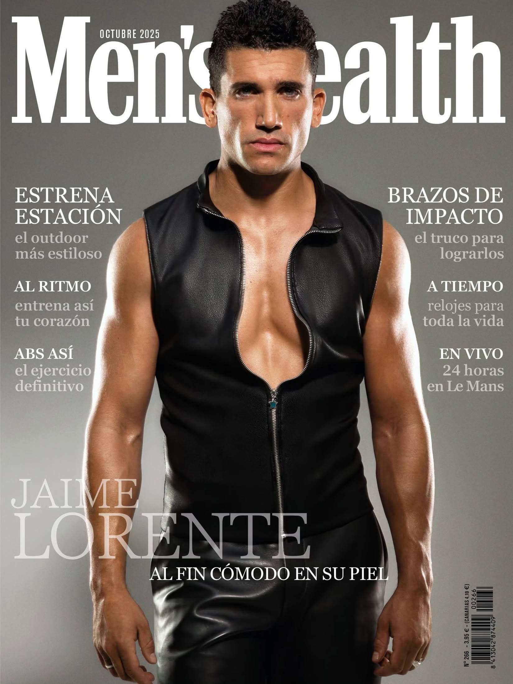 MENS HEALTH (SPAIN) magazine side cover  October 2025