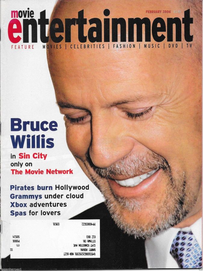 MOVIE ENTERTAINMENT magazine side cover February 2006