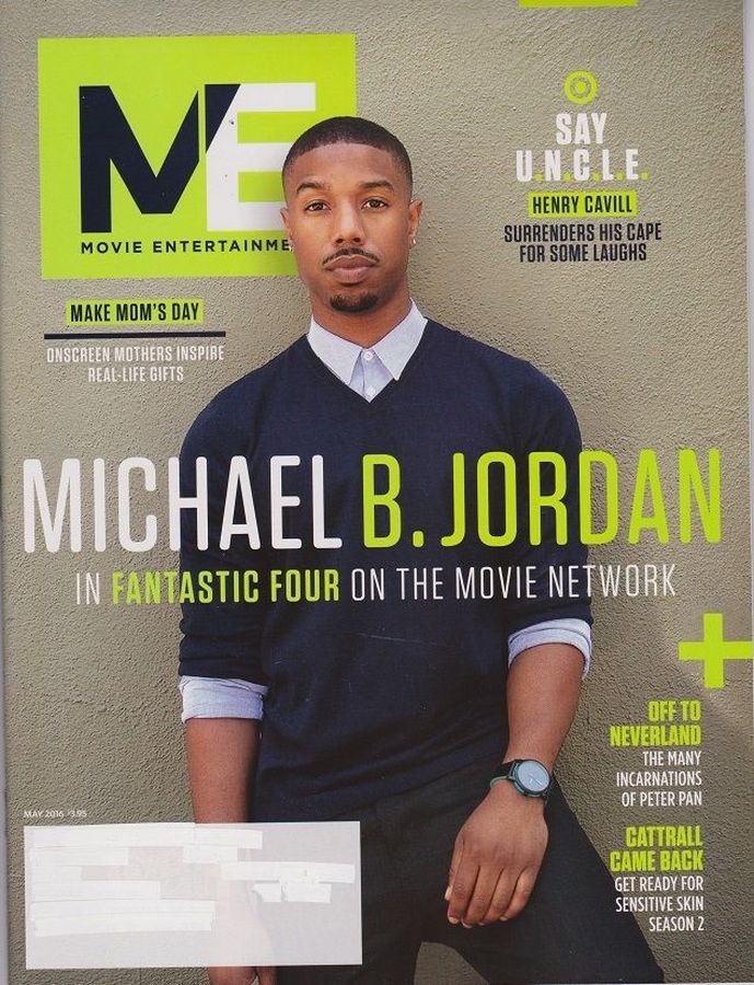 MOVIE ENTERTAINMENT magazine side cover May 2016