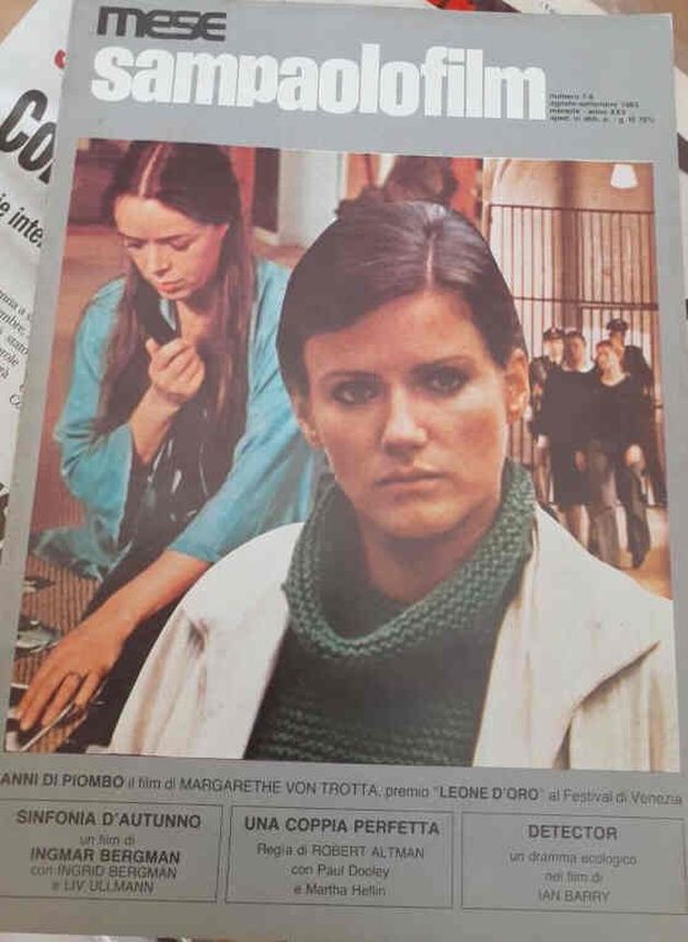 MESE SAMPAOLOFILM magazine side cover  August/September 1983