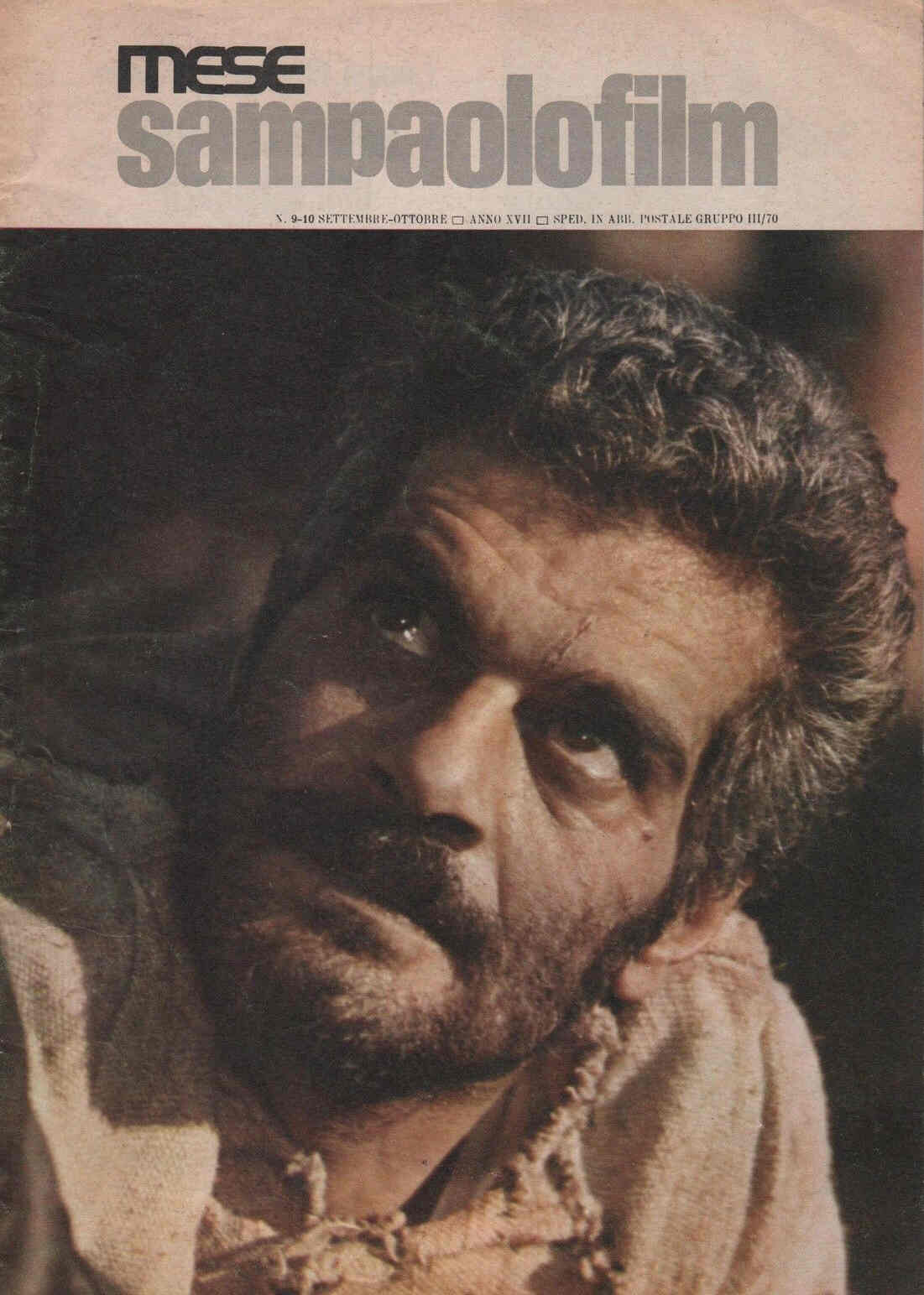 MESE SAMPAOLOFILM magazine side cover September/October 1975
