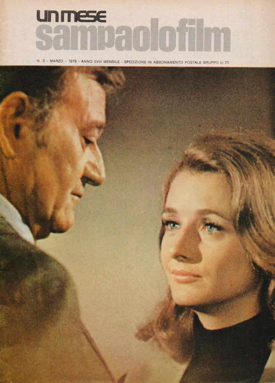 MESE SAMPAOLOFILM magazine side cover March 1976