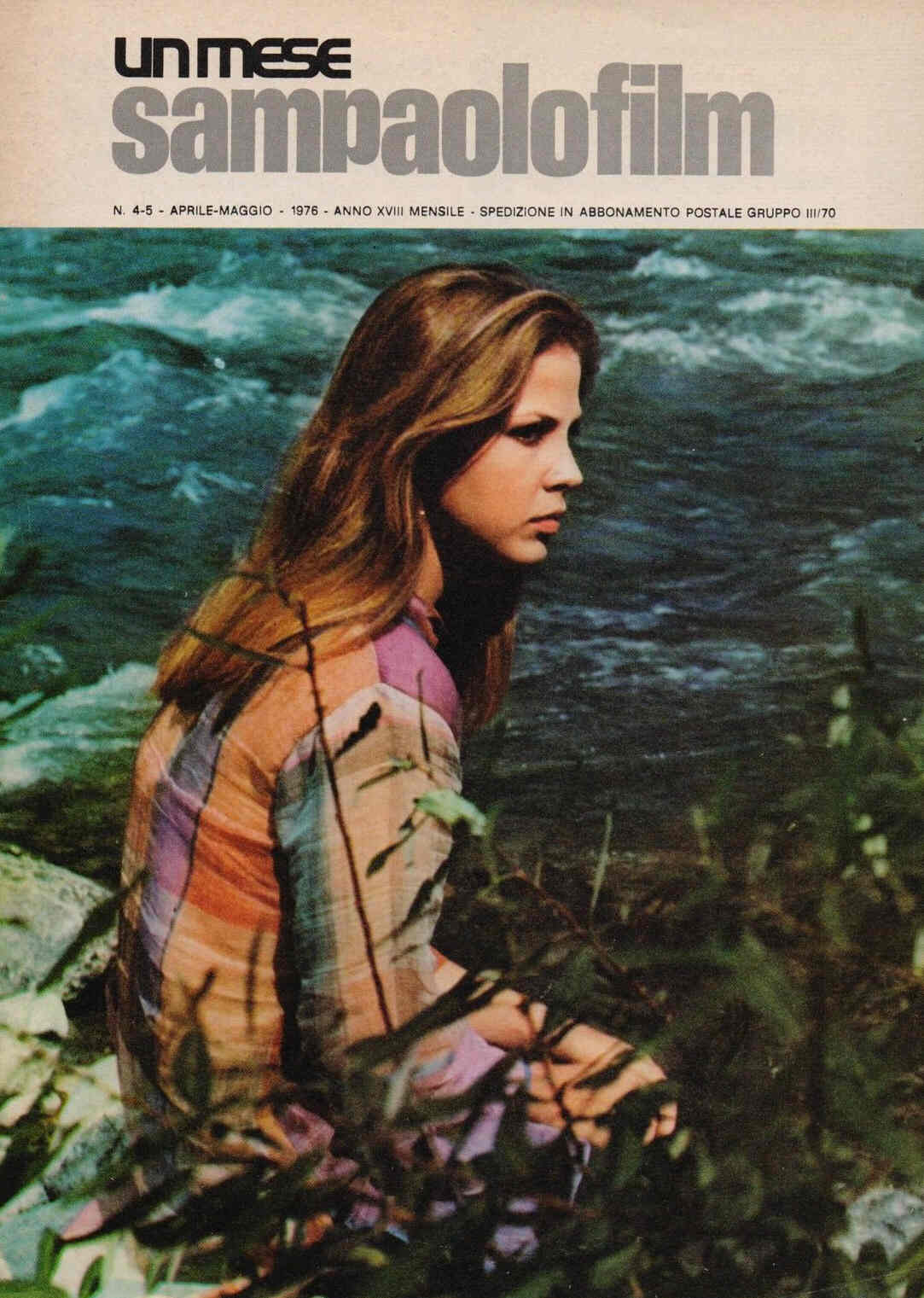 MESE SAMPAOLOFILM magazine side cover April/May 1976