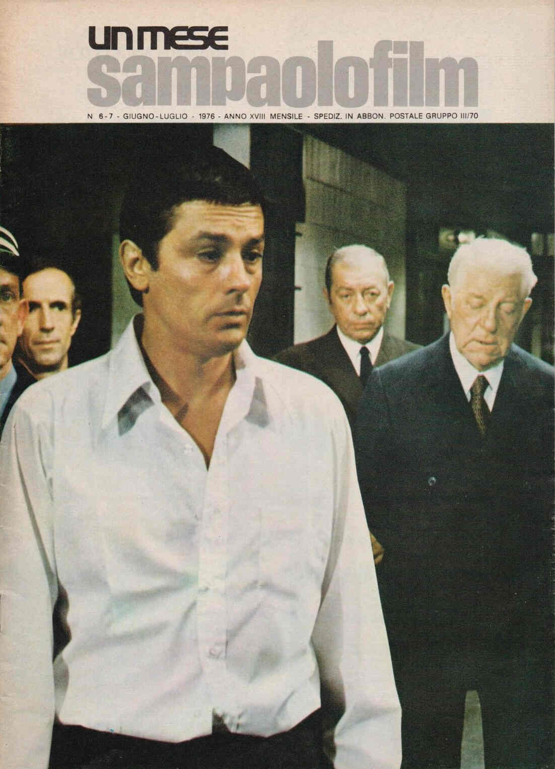 MESE SAMPAOLOFILM magazine side cover June/July 1976