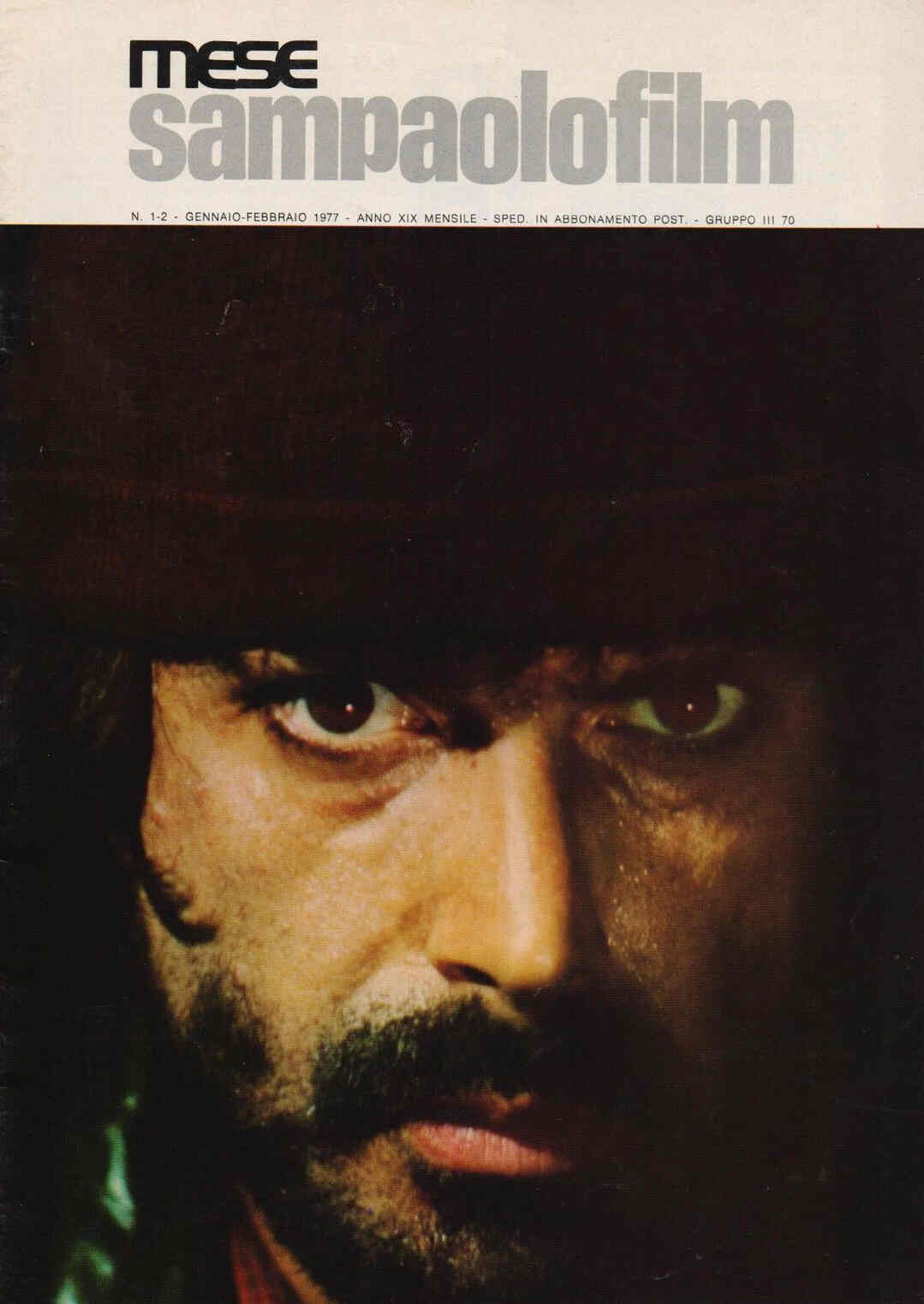 MESE SAMPAOLOFILM magazine side cover January/February 1977