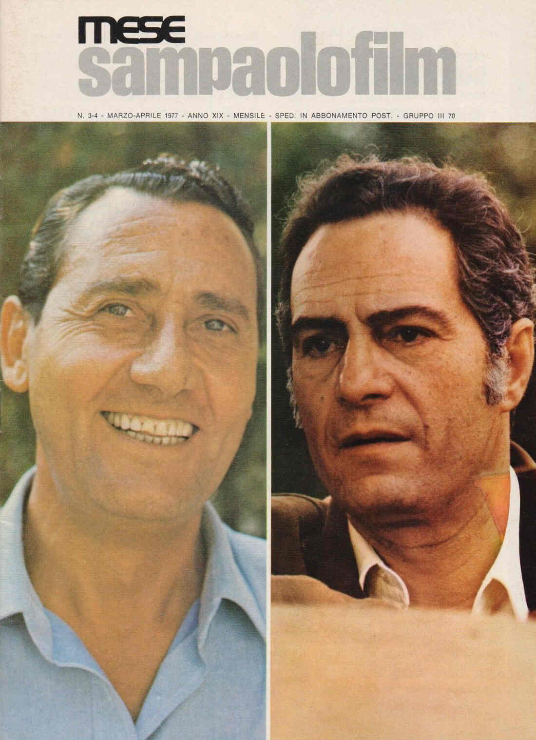 MESE SAMPAOLOFILM magazine side cover March/April 1977